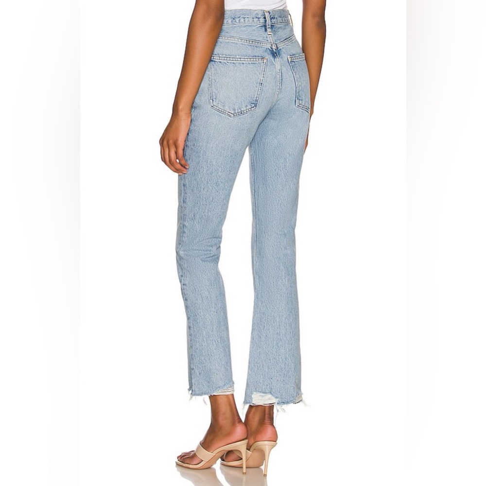 Agolde Mid Rise Relaxed Bootcut Jeans - Picture 2 of 10